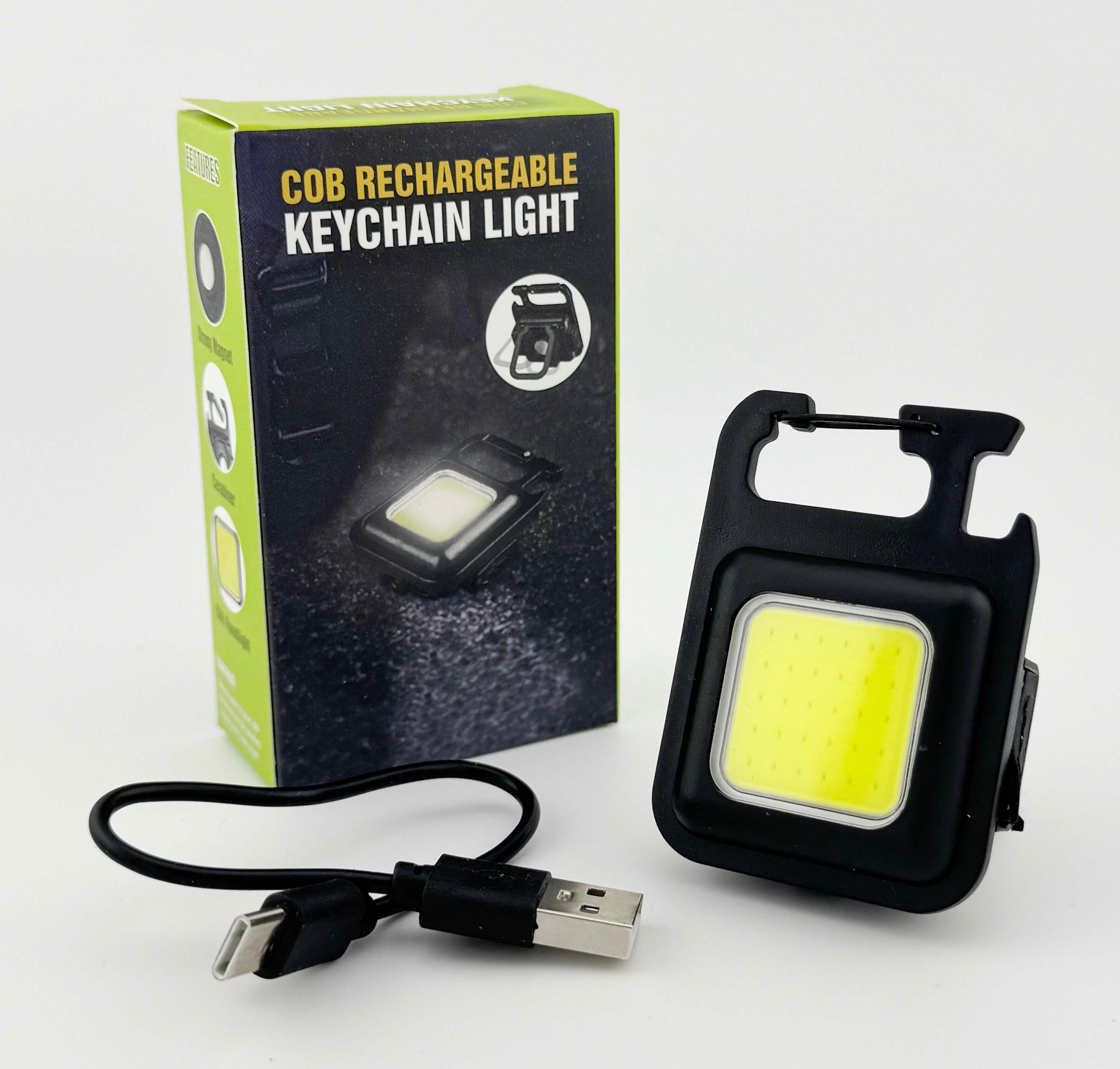 Cob Rechargeable Keychain Light