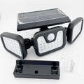Solar Motion Sensor Clip Ligh Cob (Cool White) Solar Power Motion Security Light 3 Light Panels