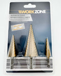 Hss Step Drill 3pc Set